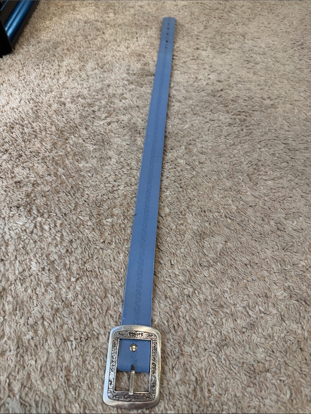 NAF NAF Teal Leather Belt